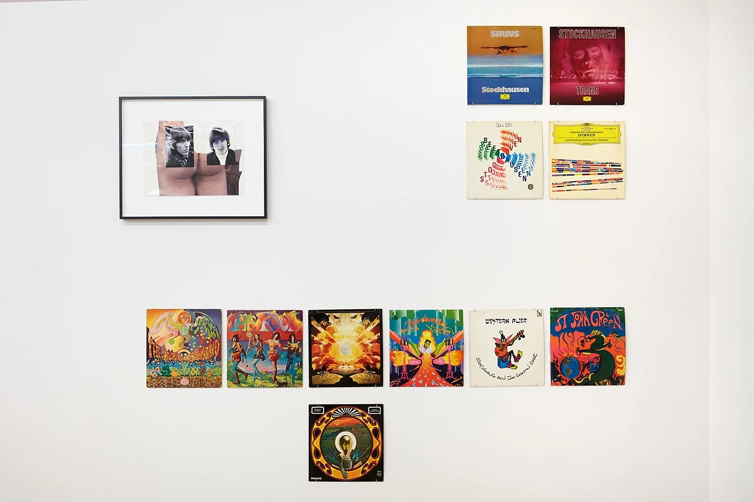 an exhibition organized by Diedrich Diederichsen amp Christopher Müller feat. Marcus Behmer, Stefan George, Rainer Werner Fassbinder, Hans Henny Jahnn, Lutz Bacher, Hans Kayser, Ludwig Gosewitz, Jordan Belson, Hapshash and the Coloured Coat, The Fool, Rogério Duarte, The Red KrayolaMayo Thompson, Walter de Maria, Sigmar Polke, Emil Schult, Isaac Abrams, John McCracken, Pedro Bell, Kai Althoff, Henrik Olesen, Öyvind Fahlström, Karlheinz Stockhausen, Sun Ra, Hartmut Geerken, Albert Oehlen, Jack Goldstein, Jutta Koether, Isa Genzken, Palermo, John Coltrane, Tony Conrad — Cosmic Communities Coming Out Into Outer Space Homofuturism, Applied Psychedelia amp Magic Connectivity — Exhibitions — Galerie Buchholz — Image 68