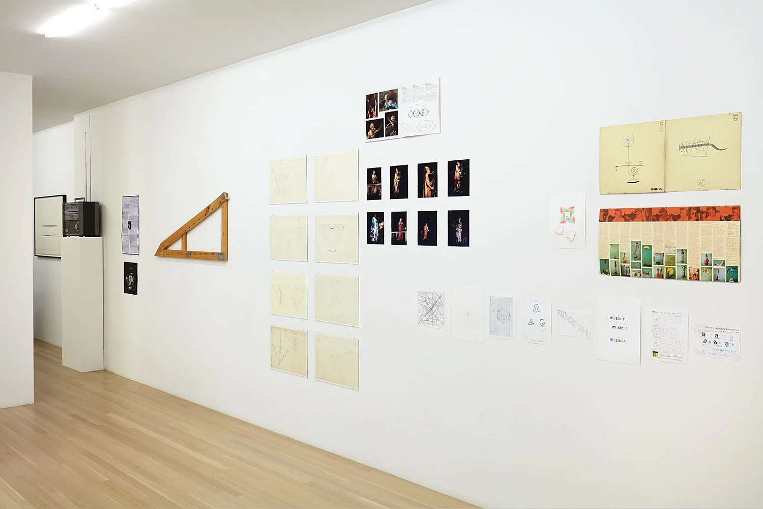 an exhibition organized by Diedrich Diederichsen amp Christopher Müller feat. Marcus Behmer, Stefan George, Rainer Werner Fassbinder, Hans Henny Jahnn, Lutz Bacher, Hans Kayser, Ludwig Gosewitz, Jordan Belson, Hapshash and the Coloured Coat, The Fool, Rogério Duarte, The Red KrayolaMayo Thompson, Walter de Maria, Sigmar Polke, Emil Schult, Isaac Abrams, John McCracken, Pedro Bell, Kai Althoff, Henrik Olesen, Öyvind Fahlström, Karlheinz Stockhausen, Sun Ra, Hartmut Geerken, Albert Oehlen, Jack Goldstein, Jutta Koether, Isa Genzken, Palermo, John Coltrane, Tony Conrad — Cosmic Communities Coming Out Into Outer Space Homofuturism, Applied Psychedelia amp Magic Connectivity — Exhibitions — Galerie Buchholz — Image 71