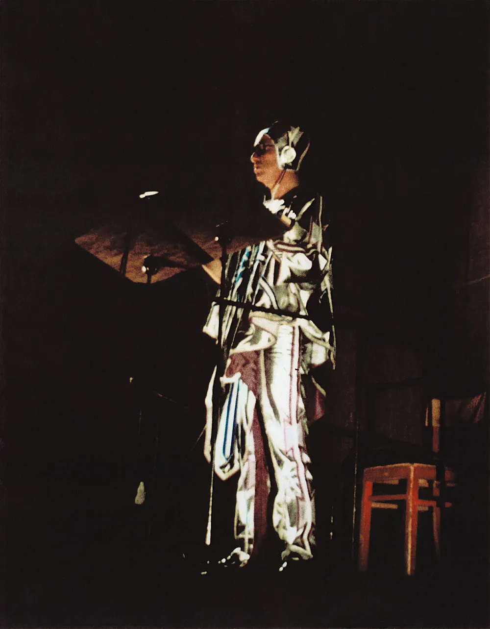 an exhibition organized by Diedrich Diederichsen amp Christopher Müller feat. Marcus Behmer, Stefan George, Rainer Werner Fassbinder, Hans Henny Jahnn, Lutz Bacher, Hans Kayser, Ludwig Gosewitz, Jordan Belson, Hapshash and the Coloured Coat, The Fool, Rogério Duarte, The Red KrayolaMayo Thompson, Walter de Maria, Sigmar Polke, Emil Schult, Isaac Abrams, John McCracken, Pedro Bell, Kai Althoff, Henrik Olesen, Öyvind Fahlström, Karlheinz Stockhausen, Sun Ra, Hartmut Geerken, Albert Oehlen, Jack Goldstein, Jutta Koether, Isa Genzken, Palermo, John Coltrane, Tony Conrad — Cosmic Communities Coming Out Into Outer Space Homofuturism, Applied Psychedelia amp Magic Connectivity — Exhibitions — Galerie Buchholz — Image 89