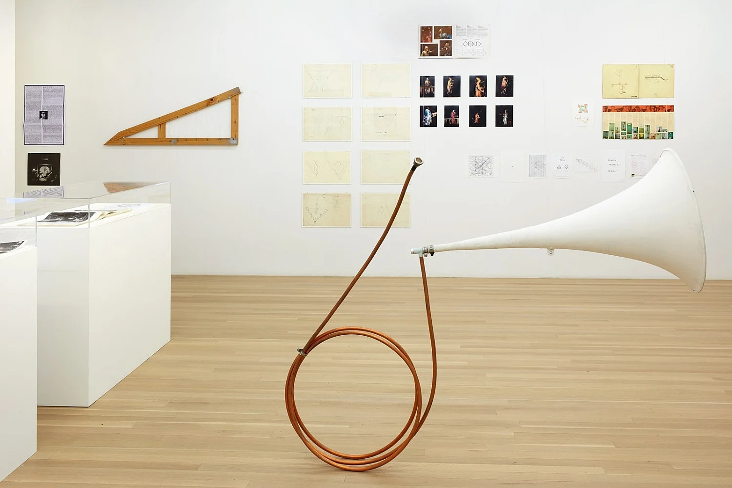 an exhibition organized by Diedrich Diederichsen amp Christopher Müller feat. Marcus Behmer, Stefan George, Rainer Werner Fassbinder, Hans Henny Jahnn, Lutz Bacher, Hans Kayser, Ludwig Gosewitz, Jordan Belson, Hapshash and the Coloured Coat, The Fool, Rogério Duarte, The Red KrayolaMayo Thompson, Walter de Maria, Sigmar Polke, Emil Schult, Isaac Abrams, John McCracken, Pedro Bell, Kai Althoff, Henrik Olesen, Öyvind Fahlström, Karlheinz Stockhausen, Sun Ra, Hartmut Geerken, Albert Oehlen, Jack Goldstein, Jutta Koether, Isa Genzken, Palermo, John Coltrane, Tony Conrad — Cosmic Communities Coming Out Into Outer Space Homofuturism, Applied Psychedelia amp Magic Connectivity — Exhibitions — Galerie Buchholz — Image 90