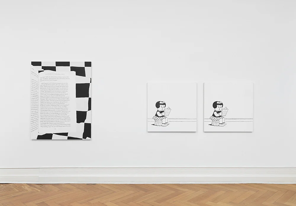 lonely and abandoned on the market place — Frances Stark — Exhibitions — Galerie Buchholz — Image 00